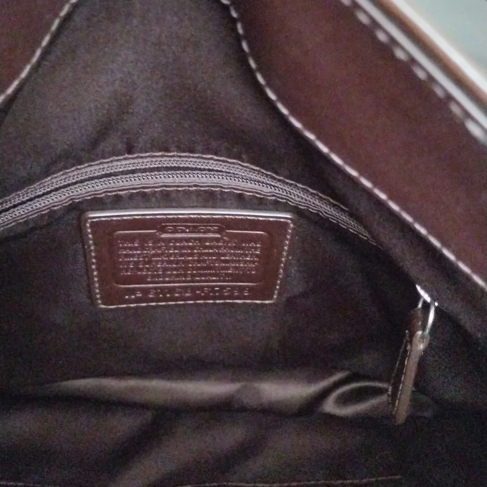 Y2K Coach Ashley Hippie Brown & Tan Jacquard & Leather Convertible Crossbody Bag